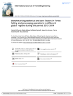 Benchmarking technical and cost factors in forest felling and processing operations in different global regions during the period 2013–2014