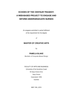 Echoes of the Centaur tragedy: a web-based project to engage and inform undergraduate nurses