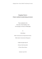 Engaging Futures: Futures methods transforming governance