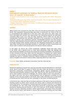 Postharvest handling of tropical fruit in the South Pacific