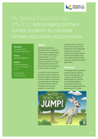 My Tertiary Education Day (MyTED): Encouraging primary school students to consider tertiary education opportunities
