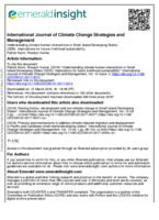 Understanding climate-human interactions in Small Island Developing States (SIDS): Implications for future livelihood sustainability