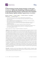 Understanding Insulin Endocrinology in Decapod Crustacea: Molecular Modelling Characterization of an Insulin-Binding Protein and Insulin-Like Peptides in the Eastern Spiny Lobster, Sagmariasus verreauxi