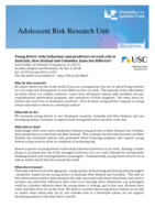 Young driver risky behaviour and predictors of crash risk in Australia, New Zealand and Colombia: Same but different?