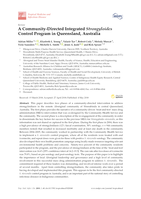 A community-directed integrated 'Strongyloides' control program in Queensland, Australia