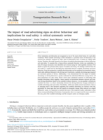 The impact of road advertising signs on driver behaviour and implications for road safety: A critical systematic review