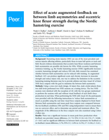 Effect of acute augmented feedback on between limb asymmetries and eccentric knee flexor strength during the Nordic hamstring exercise