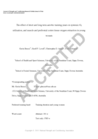 The Effect of Short- and Long-Term Aerobic Training Years on Systemic O2 Utilization, and Muscle and Prefrontal Cortex Tissue Oxygen Extraction in Young Women