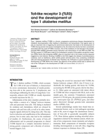 Toll-like receptor 3 (TLR3) and the development of type 1 diabetes mellitus