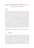 Quality of self-piercing riveting (SPR) joints from cross-sectional perspective: A review