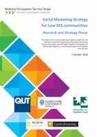 Social Marketing Strategy for Low SES Communities: Research and Strategy Phase
