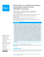 Storm effects on intertidal invertebrates: increased beta diversity of few individuals and species