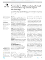 Assessment of the 2016 National Institute for Health and Care Excellence high-sensitivity troponin rule-out strategy