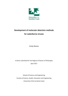 Development of Molecular Detection Methods for Waterbourne Viruses