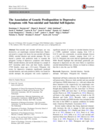 The Association of Genetic Predisposition to Depressive Symptoms with Non-suicidal and Suicidal Self-Injuries