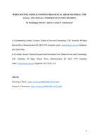 When sexting conflicts with child sexual abuse material: The legal and social consequences for children