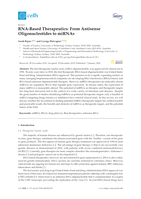 RNA-Based Therapeutics: From Antisense Oligonucleotides to miRNAs