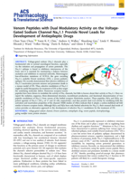 Venom Peptides with Dual Modulatory Activity on the Voltage-Gated Sodium Channel NaV1.1 Provide Novel Leads for Development of Antiepileptic Drugs