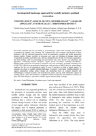 An integrated landscape approach for socially inclusive peatland restoration