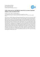 Gully erosion processes and hillslope connectivity in savanna rangelands tributary to the Great Barrier Reef