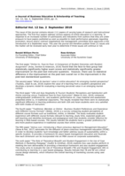 Editorial Vol. 12 Iss. 2 2018