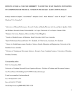 Effects of Equal Volume But Different Plyometric Jump Training Intensities on Components of Physical Fitness in Physically Active Young Males