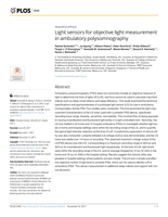 Light sensors for objective light measurement in ambulatory polysomnography