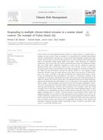 Responding to multiple climate-linked stressors in a remote island context: the example of Yadua Island, Fiji
