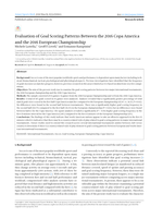 Evaluation of Goal Scoring Patterns Between the 2016 Copa America and the 2016 European Championship
