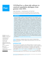 VCF2PopTree: a client-side software to construct population phylogeny from genome-wide SNPs