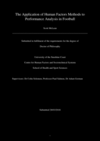 The Application of Human Factors Methods to Performance Analysis in Football