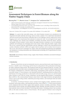 Assessment Techniques in Forest Biomass along the Timber Supply Chain
