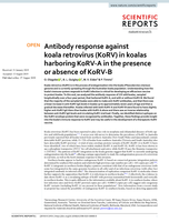 Antibody response against koala retrovirus (KoRV) in koalas harboring KoRV-A in the presence or absence of KoRV-B