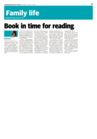 Book in time for reading