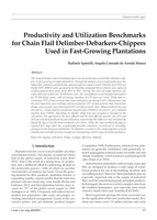 Productivity and Utilization Benchmarks for Chain Flail Delimber-Debarkers-Chippers Used in Fast-Growing Plantations