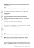 Current practice in dialysis central venous catheter management: multi-disciplinary renal team perspectives
