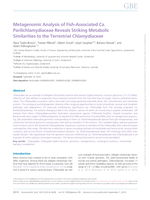 Metagenomic analysis of fish-associated Ca. Parilichlamydiaceae reveals striking metabolic similarities to the terrestrial Chlamydiaceae