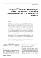 Automated Volumetric Measurements of Truckloads through Multi-View Photogrammetry and 3D Reconstruction Software
