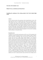Visualizing the soundscape of the calving grounds of the North Atlantic Right Whale