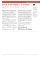 Research into midwifery mentorship: the challenge of exploring reluctant mentors' perspective of their role