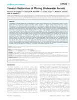 Towards restoration of missing underwater forests