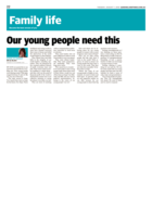 Our young people need this