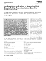 Iron Single Atoms on Graphene as Nonprecious Metal Catalysts for High-Temperature Polymer Electrolyte Membrane Fuel Cells
