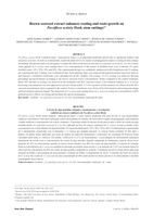 Brown seaweed extract enhances rooting and roots growth on Passiflora actinia Hook stem cuttings