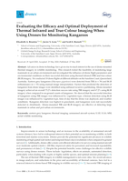 Evaluating the Efficacy and Optimal Deployment of Thermal Infrared and True-Colour Imaging When Using Drones for Monitoring Kangaroos