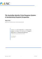 The Australian Identity Crime Response System: A Sociotechnical Systems Perspective