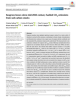 Seagrass losses since mid-20th century fuelled CO2 emissions from soil carbon stocks