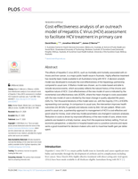 Cost-effectiveness analysis of an outreach model of Hepatitis C Virus (HCV) assessment to facilitate HCV treatment in primary care