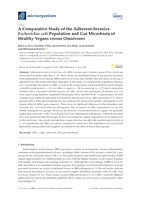 A Comparative Study of the Adherent-Invasive Escherichia coli Population and Gut Microbiota of Healthy Vegans versus Omnivores