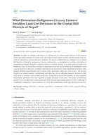 What Determines Indigenous Chepang Farmers’ Swidden Land-Use Decisions in the Central Hill Districts of Nepal?